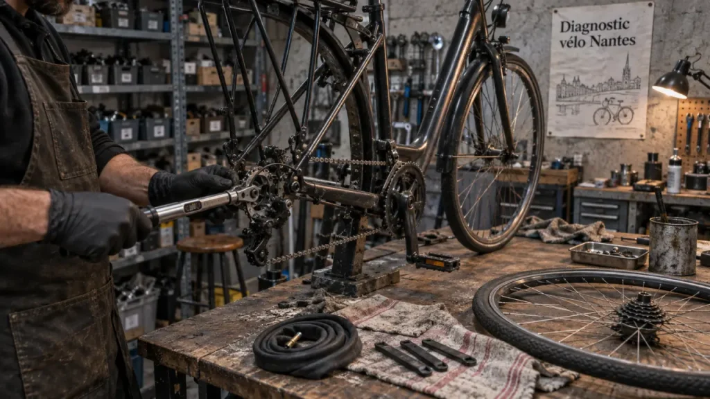 Réparation vélo à Nantes : rapidité d’un professionnel ou autonomie d’un atelier participatif ?