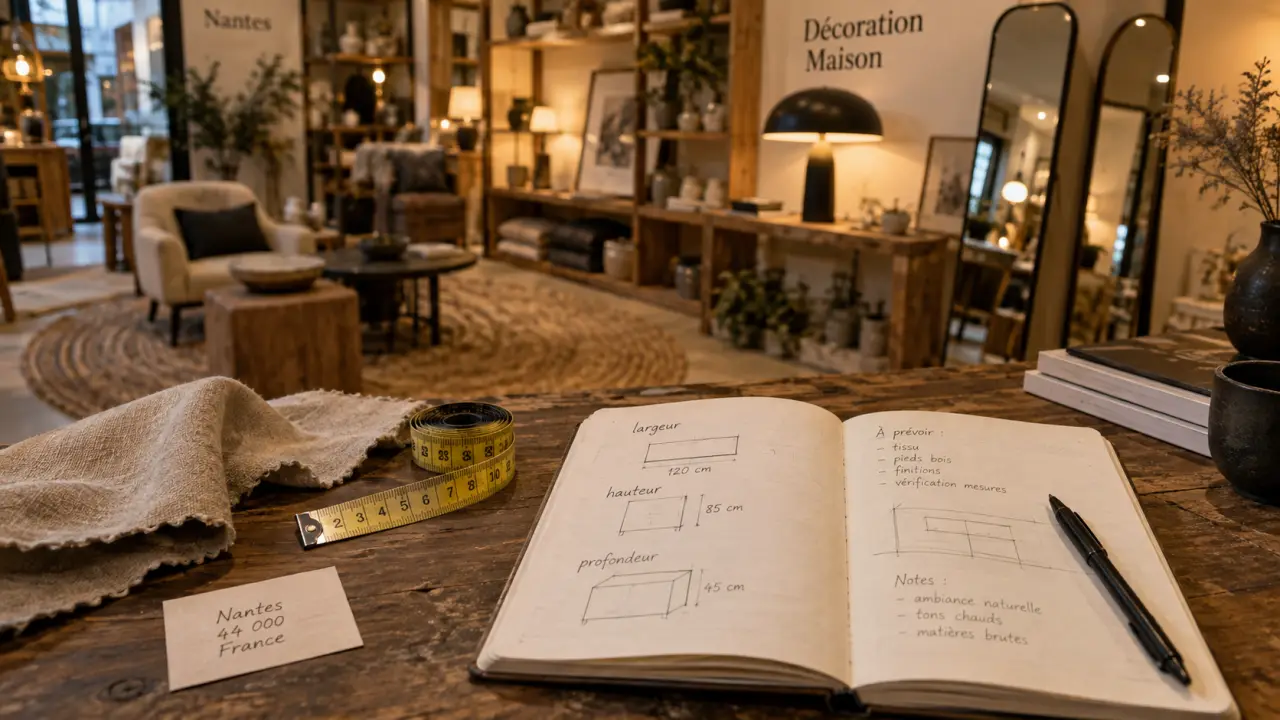 décoration maison nantes : carnet mesures et showroom déco