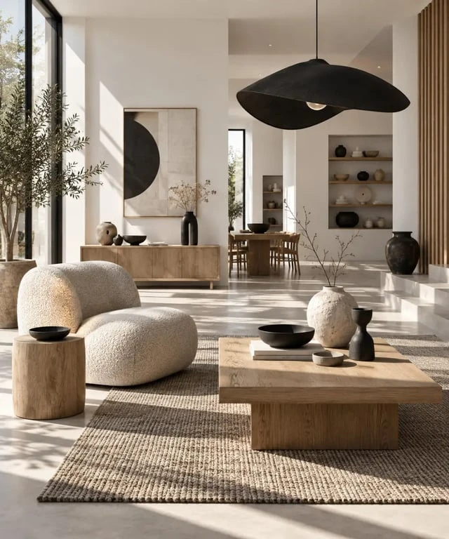 Ambiance de décoration maison Nantes dans un showroom scandinave et contemporain