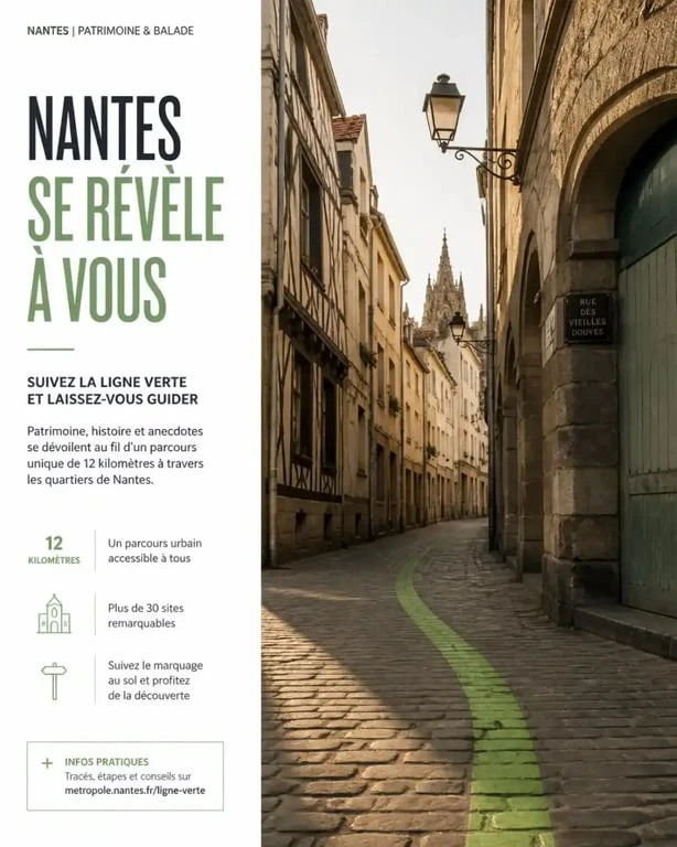 Balade à Nantes le long de la Ligne Verte