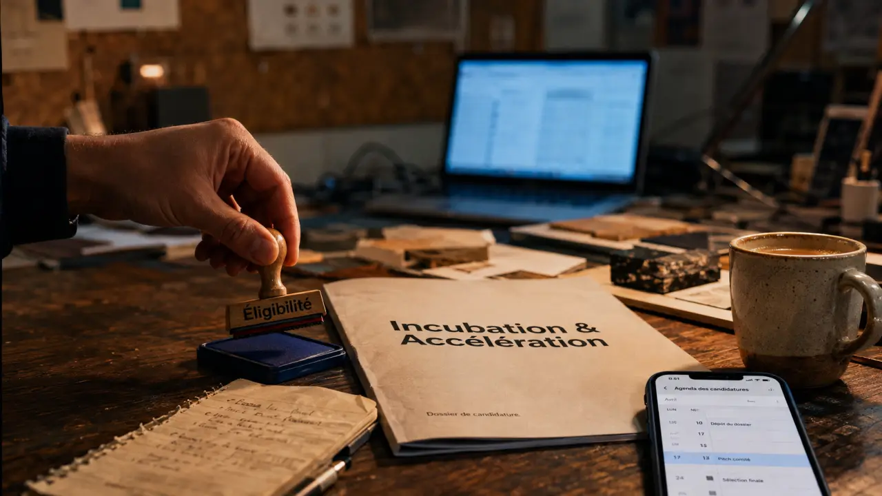 Incubateur Nantes : tampon éligibilité deeptech, ESS ou accélérateur