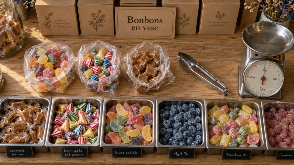 Magasin bonbon Nantes : bonbons en vrac artisanaux