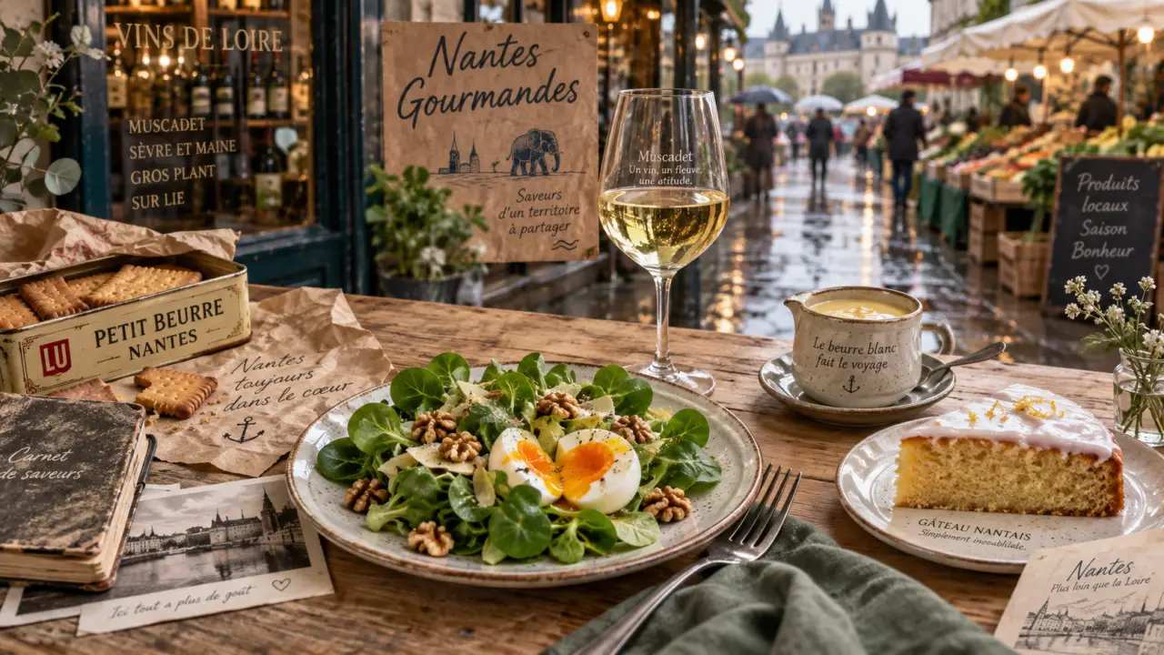 Nantes spécialités : muscadet, beurre blanc et gâteau nantais