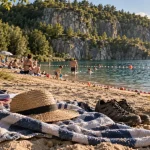 Roche Ballue, ou se baigner a nantes : plage de baignade balisée
