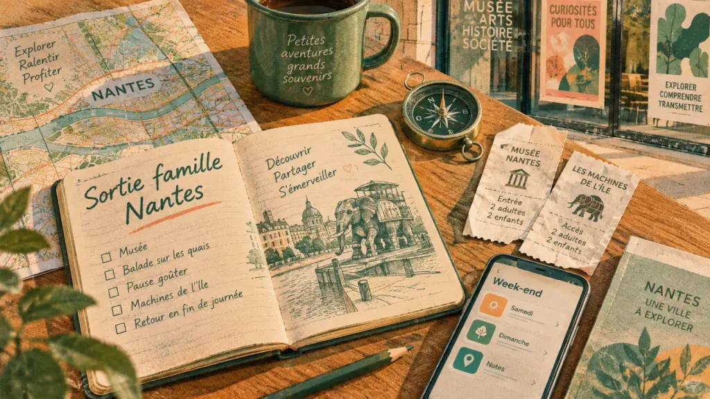 Sortie famille Nantes ce week end : carte, tickets et agenda