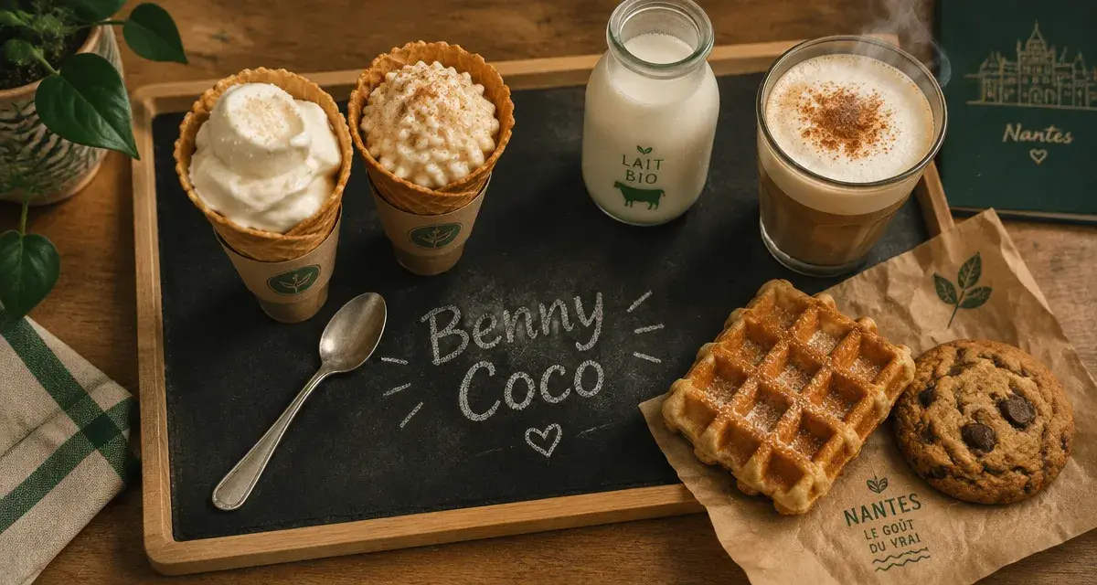 Benny Coco, un glacier maison aux parfums nantais place du Bon-Pasteur