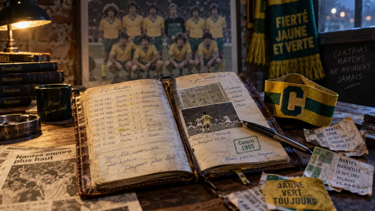 FC Nantes joueurs emblématiques, carnet de matchs du FC Nantes
