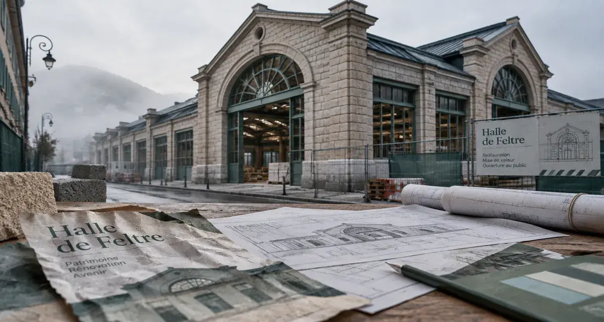 La halle de Feltre à Nantes doit devenir un nouveau pôle commercial en 2028