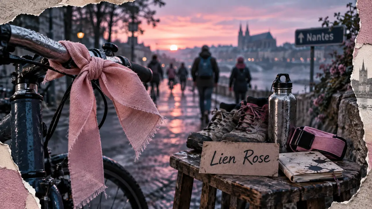 Le Lien Rose, défi de 540 km à vélo et à pied, doit arriver à Nantes le 16 octobre