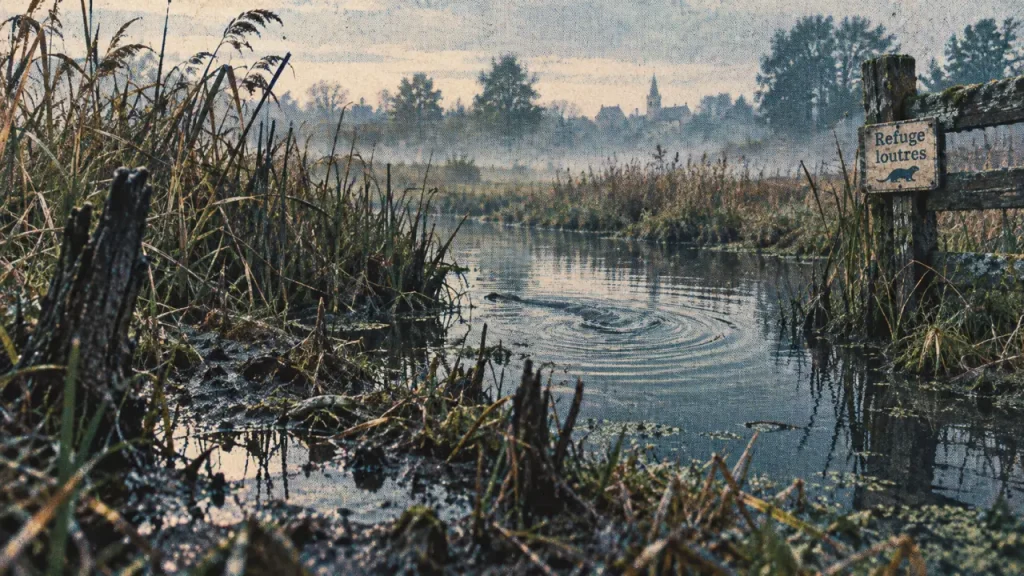Les marais de Mazerolles, un refuge en projet pour les loutres près de Nantes