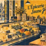 À Nantes, L’Épicerie Jaune réunit courses du quotidien et petite restauration