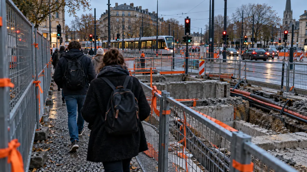 Place Mangin à Nantes : des travaux jusqu’en septembre 2027