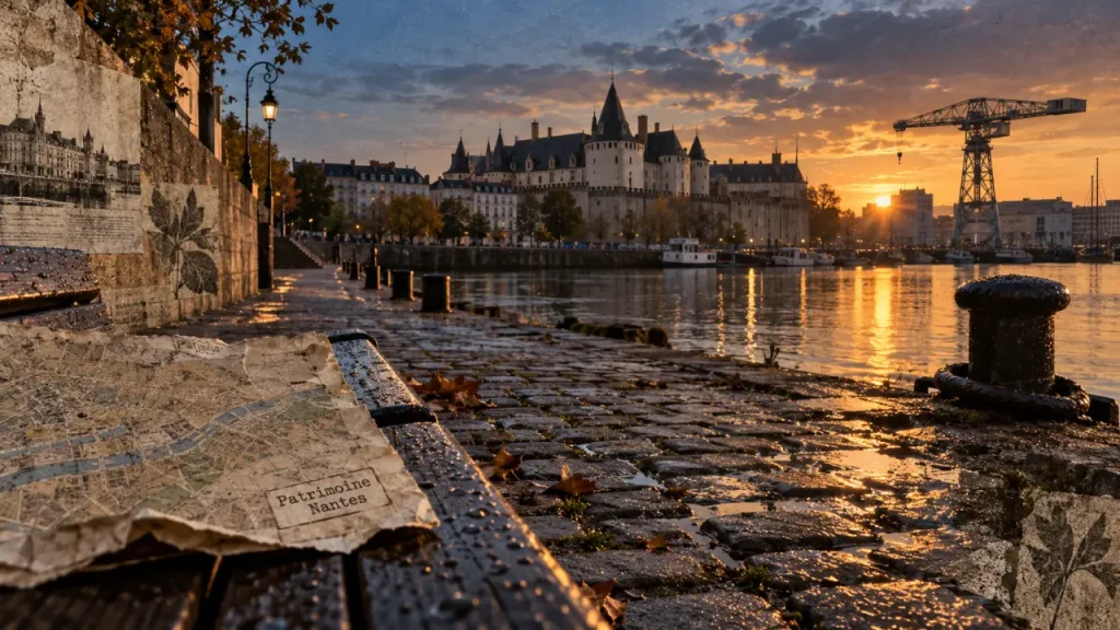 Visite patrimoine Nantes : le parcours qui relie château, Loire et grues Titan